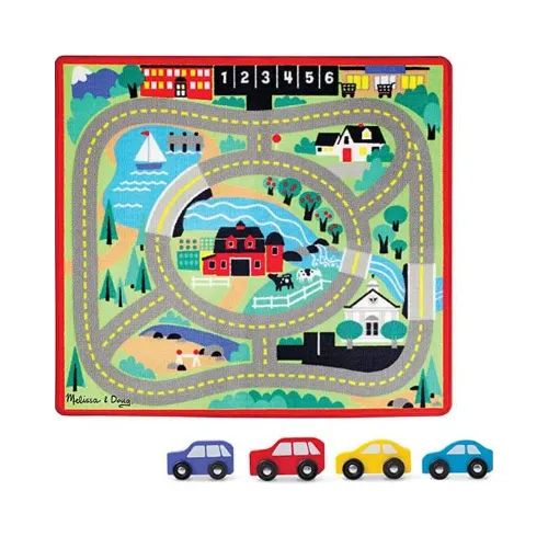 Melissa & Doug Round The Town Road Rug