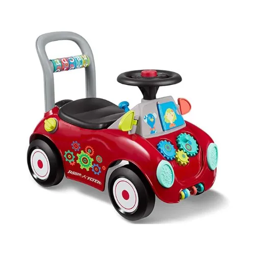 Radio Flyer Busy Buggy, Sit to Stand Toddler Ride On Toy