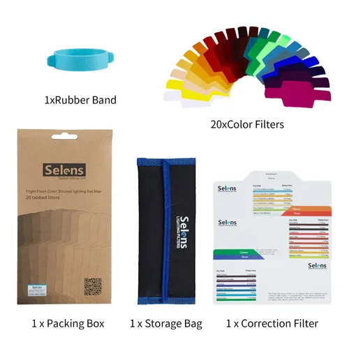 Selons lighting Gel for flash