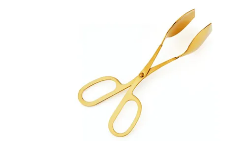 Gold Scissor Tongs