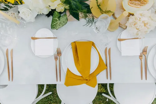 Dijon Napkin - Bourdon Edge