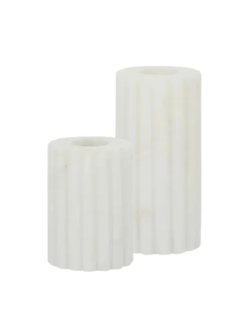 Mara Marble Candle Holder Large