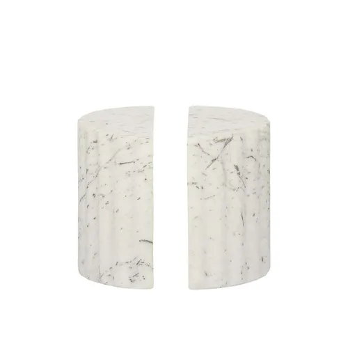 Strie Set of 2 Marble Risers