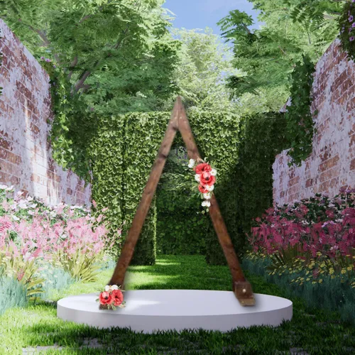 Triangle Wedding Arch