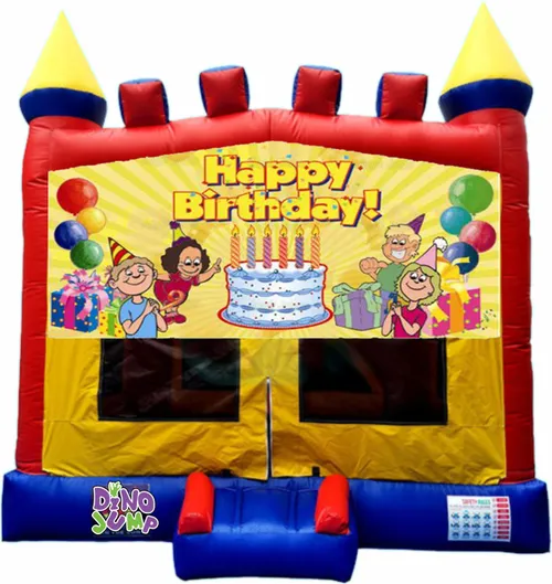 Happy Birthday theme Bounce House Rental