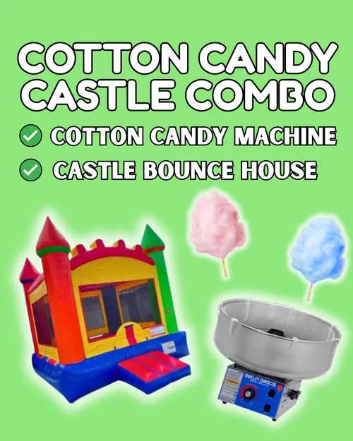 Bounce House & Cotton Candy Machine Deal