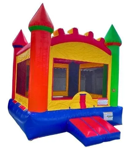 Rainbow Castle Bounce House Rental
