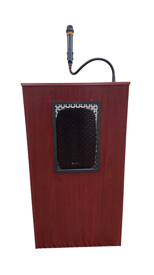 DinoJumpUSA Event Podium & Microphone Rental