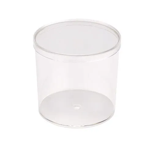 Lucite Cylinder Container