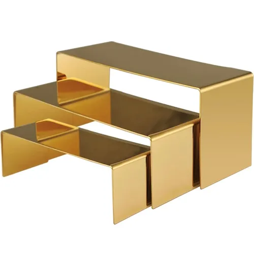 Gold Rectangle Risers