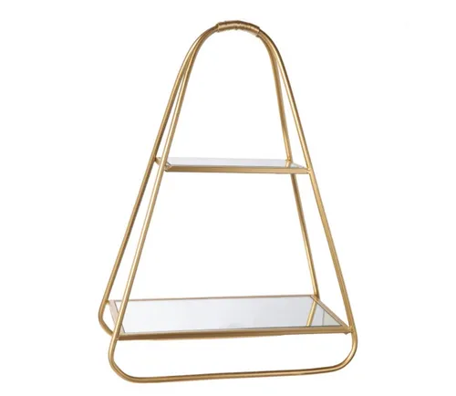 Triangle Tiered Display Gold