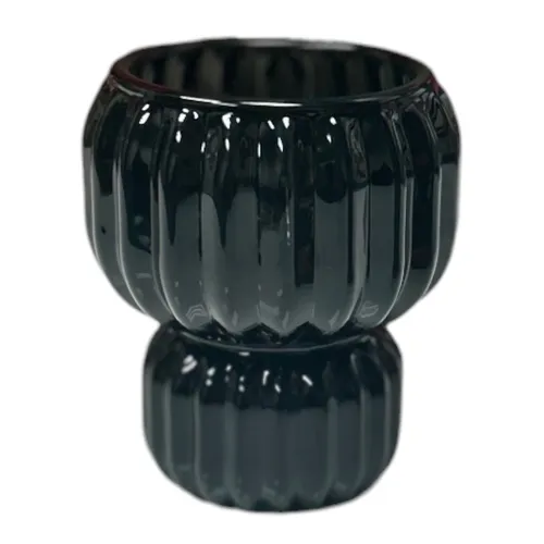 Reversible Candle Holder - Black