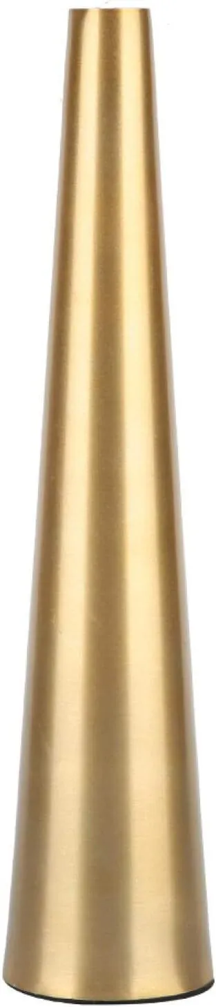 Gold Fluted Vase