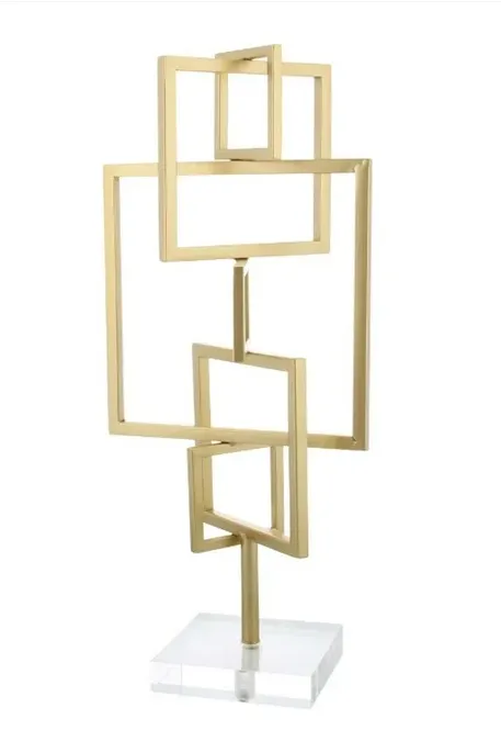 Square Gold Sculpture