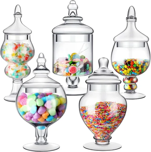 Glass Candy Jars