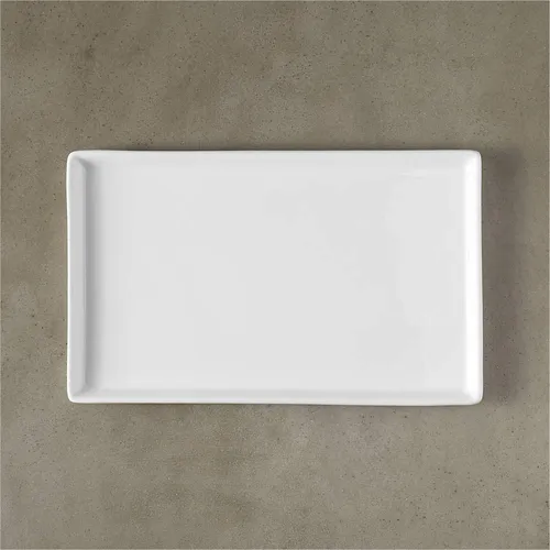 Rectangle Medium Serving Tray White