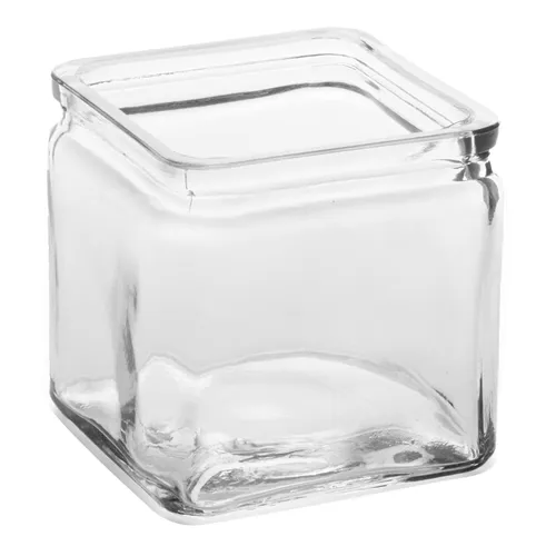 Square Glass Jar