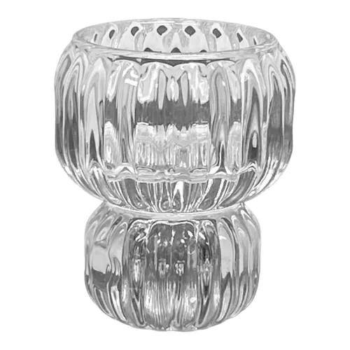 Reversible Candle Holder - Glass