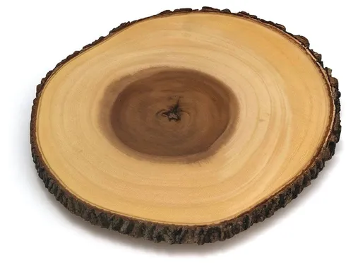 Round Wooden Bark 