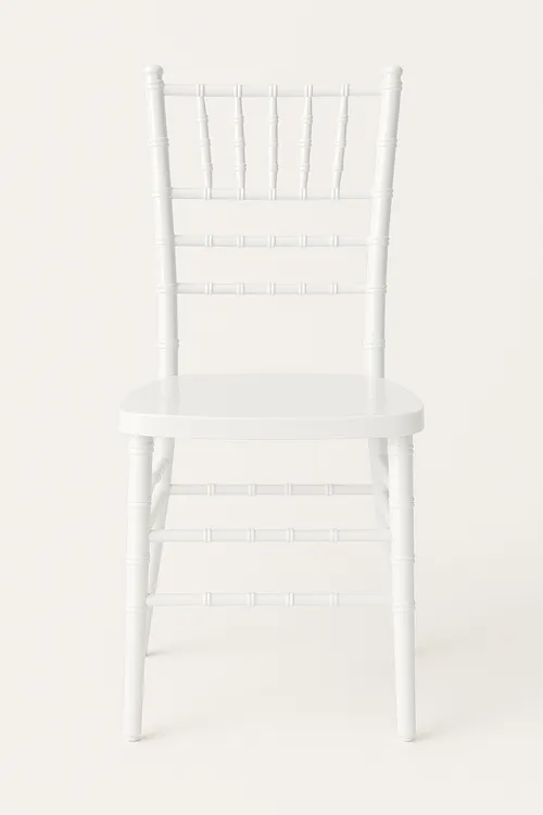 Tiffany Chair - White with Cushion