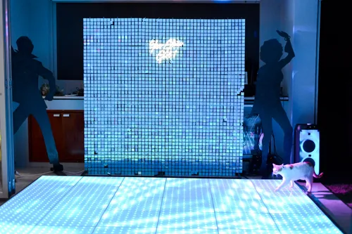 Shimmer Wall DIY - Blue