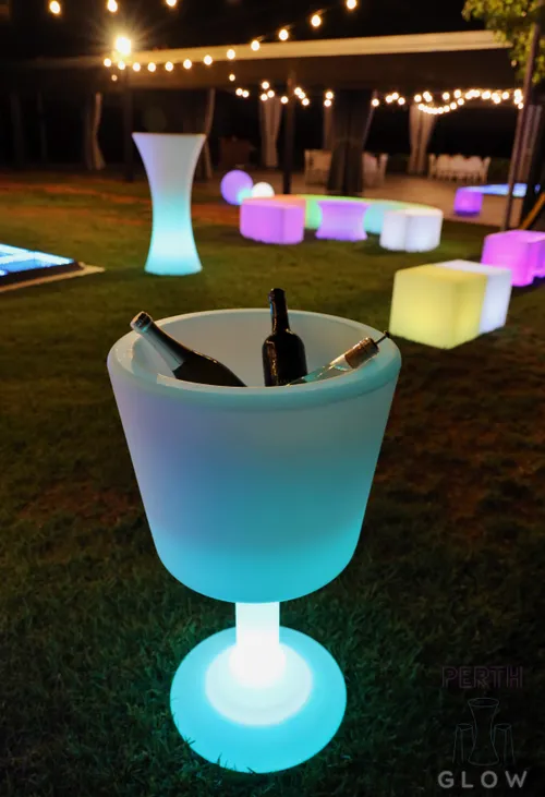 LED Wine Glass - Ice storage