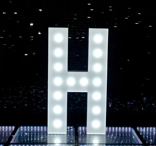 Light Up Letters - H