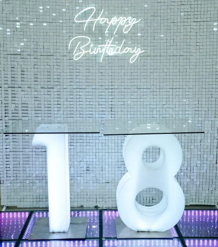 LED Number Cake Stand - 18