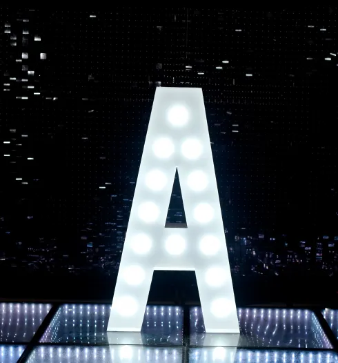 Light Up Letters - A