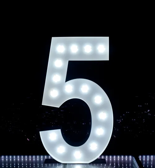 Light Up Number - 5