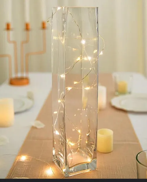 Square Glass Centrepiece
