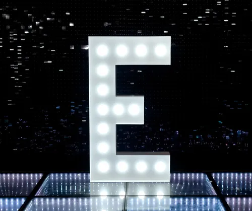 Light Up Letters - E