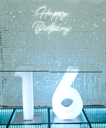 LED Number Cake Stand - 16