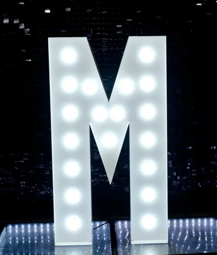 Light Up Letters - M