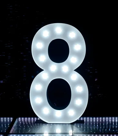 Light Up Number - 8