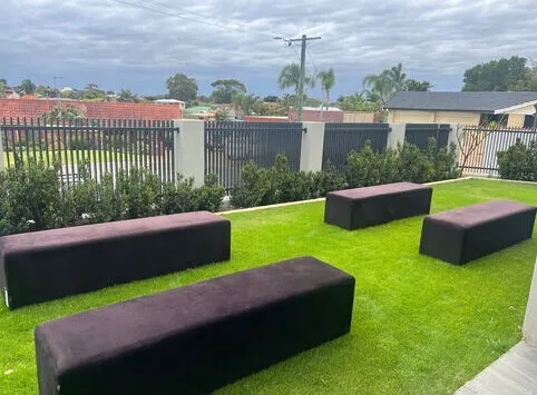 Chrome Bench / Low Table