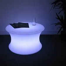 LED Round Coffee Table