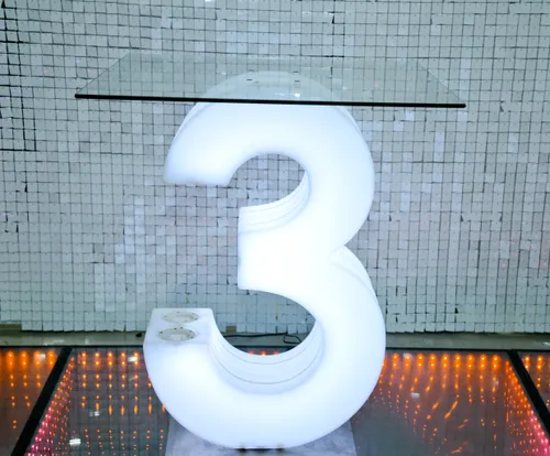 LED Number Cake Stand - 3