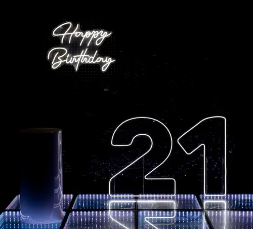 Neon Number - 21