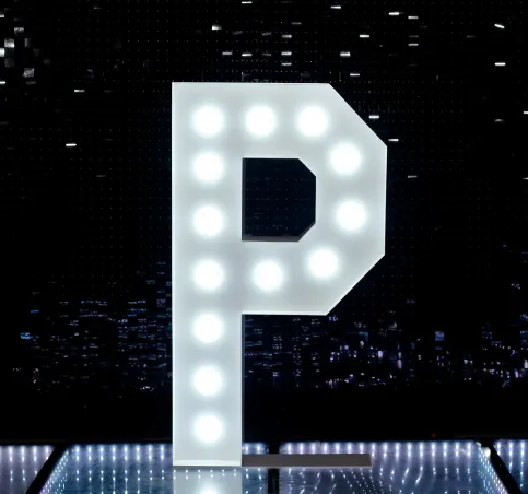 Light Up Letters - P