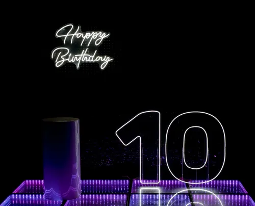 Neon Number - 10