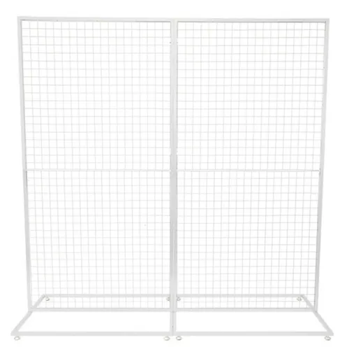 Rectangular Mesh Wall - White