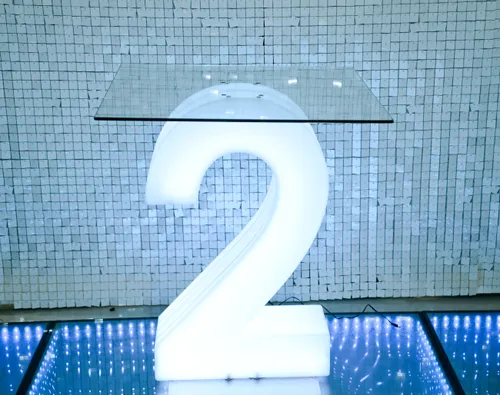 LED Number Cake Stand - 2