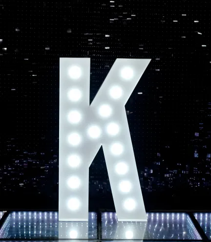 Light Up Letters - K