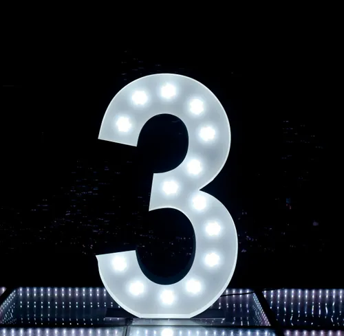 Light Up Number - 3