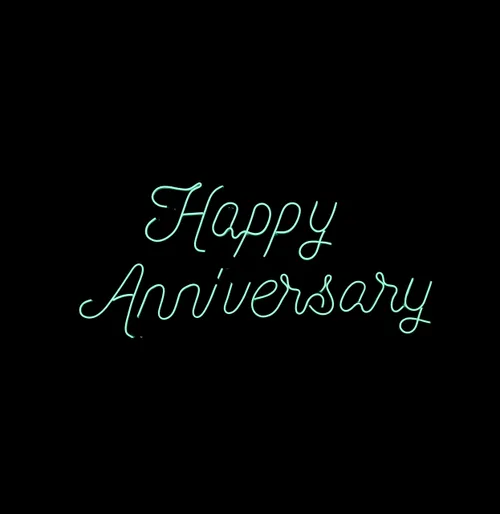 Neon Sign - Happy Anniversary