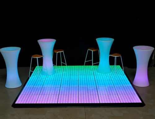 Package Deal - Dance Floor (Digital 3m x 3m + 5 tables + 20 stools)