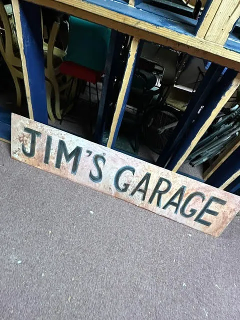 Jim's Garage Sign