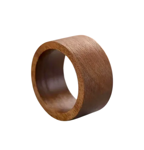 Anneau serviette en bois