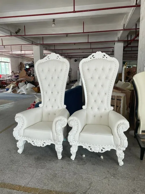 Chaise trône Blanche